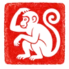 Monkey Chinese zodiac seal alternate state