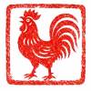 Rooster Chinese zodiac seal