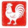 Rooster Chinese zodiac seal alternate state